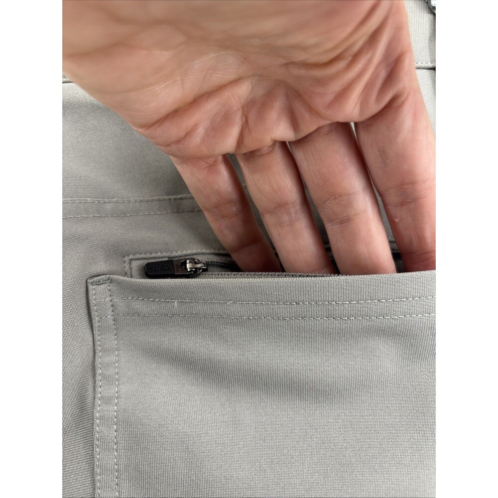 Vuori Men's Meta Performance 5 Pocket Pants V430 Light Gray/Beige Size 33 - Picture 5 of 10